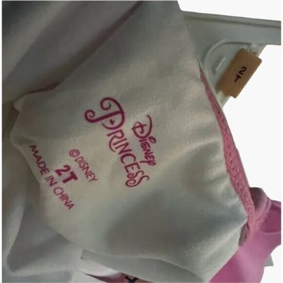 Disney Princess SWIM Bathing SUIT Pastel Ruffle 50+ UPF One Piece - Picture 4 of 6